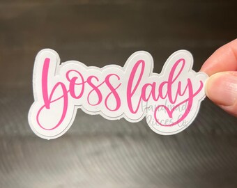 Boss Lady Vinyl Sticker