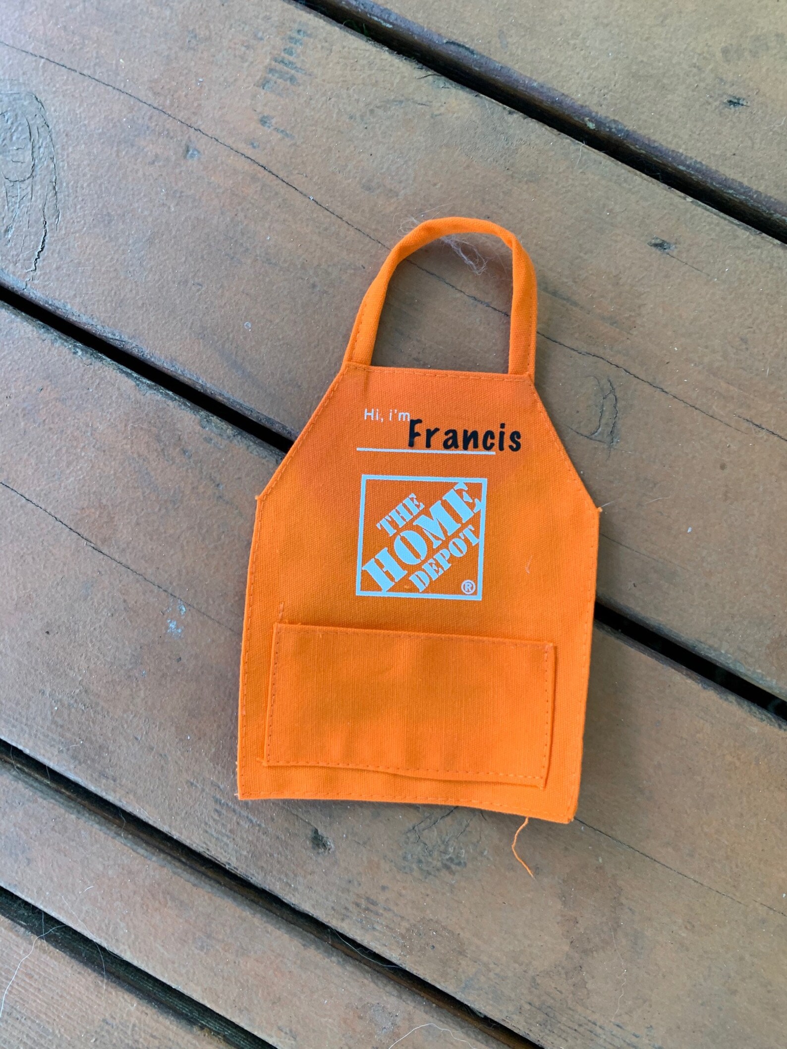 Custom Home Depot Gift Card Holder Chicken Apron Etsy