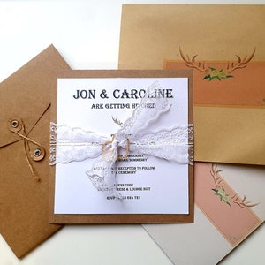 Rustic Wedding Or Event Invitation