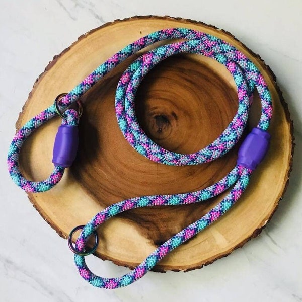 Custom Rope Slip Leash, Slip Leash for Dogs, Training Slip Lead, Lightweight and Durable Gear for Big and Small Dogs, Design Your Own Leash