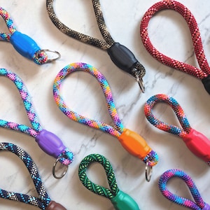 Custom Color Rope Keychain, Paracord Wristlet / Key Fob