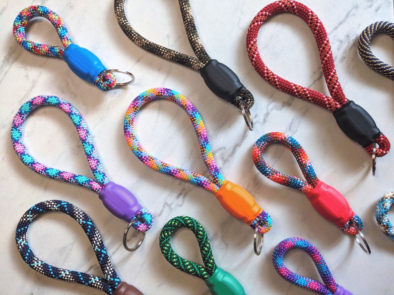 Custom Color Rope Keychain, Paracord Wristlet / Key Fob Bild 1