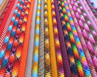 Custom WARM COLORS Rope Dog Leash, Carabiner Pet Leash, Lightweight and Durable Rope Leash, Rope Lead for Small Dogs and Big Dogs