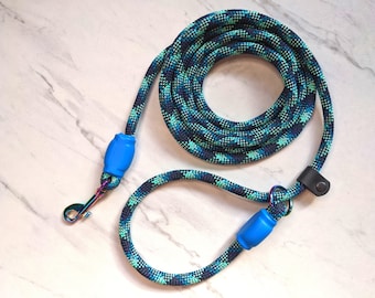 Custom Crossbody Rope Leash, Hands Free Lead for Dog Walking, Over the Shoulder Training Leash, Adjustable Waist Leash for Big and Small Dog