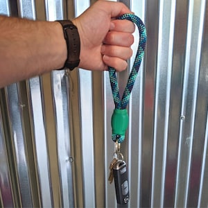 Custom Color Rope Keychain, Paracord Wristlet / Key Fob Bild 10