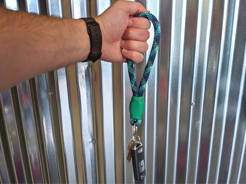 Custom Color Rope Keychain, Paracord Wristlet / Key Fob image 10