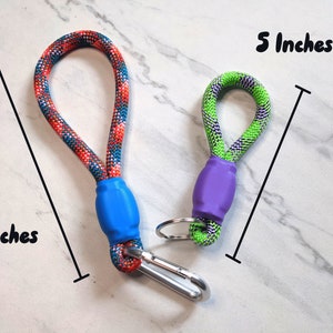 Custom Color Rope Keychain, Paracord Wristlet / Key Fob image 2