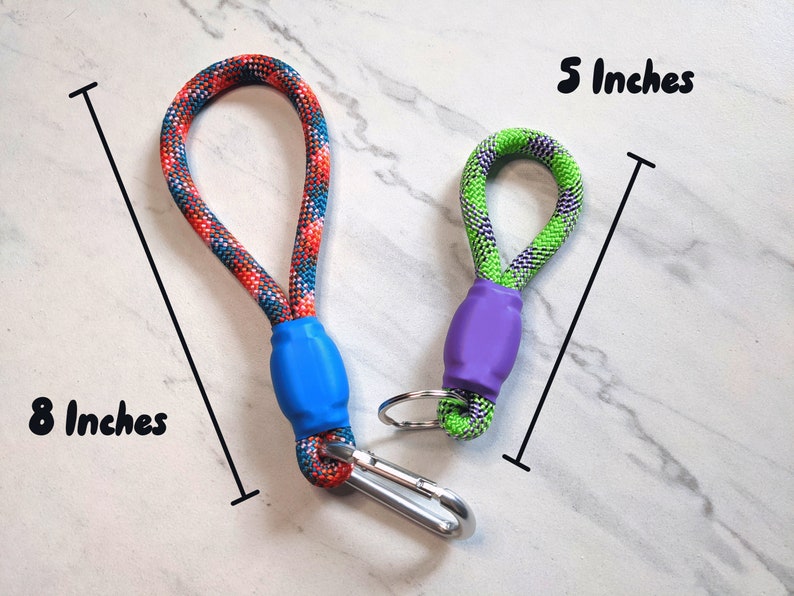Custom Color Rope Keychain, Paracord Wristlet / Key Fob Bild 2