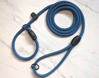 Custom Solid Color Rope Slip Leash, Slip Leash for Dogs, Custom Color Slip Lead Dog Leash, Training Leash, Durable Rope Leash for Dogs