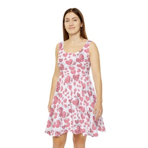 Women&#39;s Skater Love Dress Oxytocin Chemical Compound