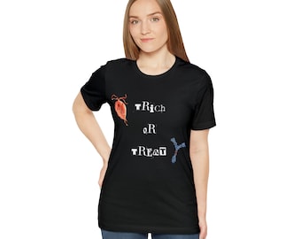 Microbiology Halloween Shirt, TRICH or TREAT, Public Health, Medical Lab, Science Teacher, Funny Nerd Virus Humor, Microbiologist Gift