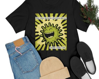 Microbiology Funny Microbiology Gifts Biology Student Gift Positive Germs Lucky Life Tee Microbiology Shirt