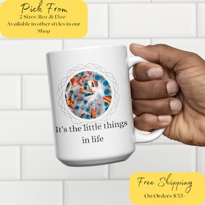 Biology mug, Biology major gift, Biologist Science mug, Funny science gift, Graduate student gift, STEM gift, It&#39;s the Little Things In Life