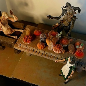 The Pan Feast Table with Figures