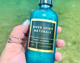 Body Shimmer Oil - "Mermaid Tears" | 4 oz