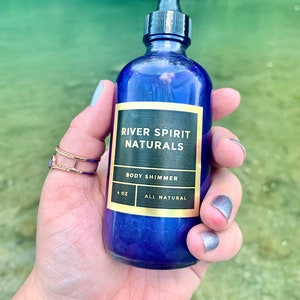 Body Shimmer Oil - &quot;Alpha&quot; | 4 oz