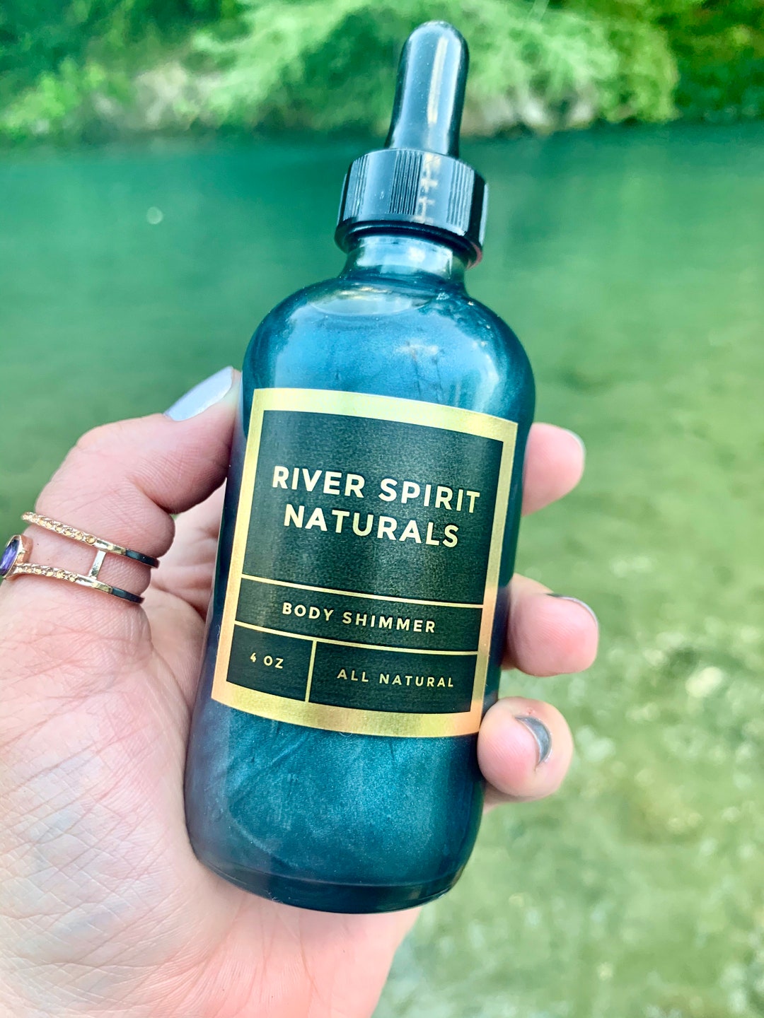 Body Shimmer Oil fortune Teller 4 Oz Etsy