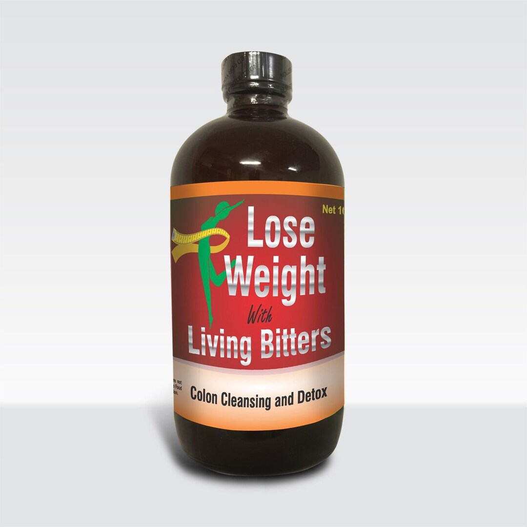 Lose Weight Living Bitters 16oz Etsy