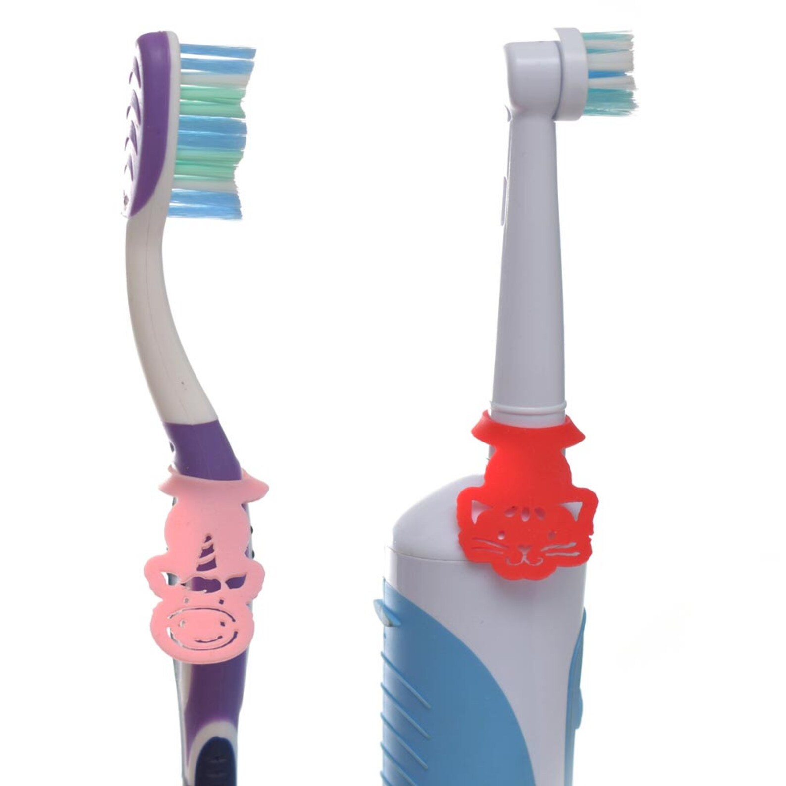 Animal Toothbrush Markers: Silicone Reusable Labels, Set of 6 - Etsy