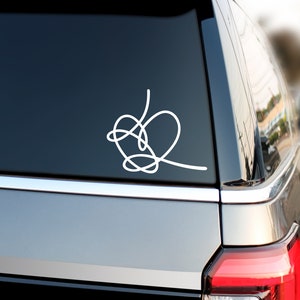 BTS Love Yourself Decal|K-pop|Tear Album|LY Answer| Heart Decal