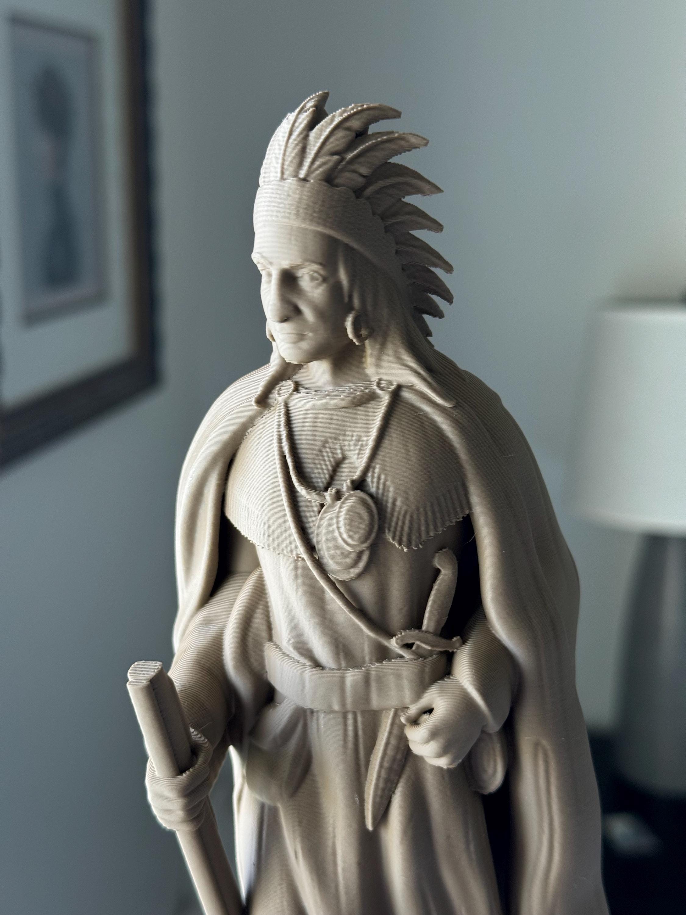 Disneyland Main Street Cigar Store Indian Statue - Etsy