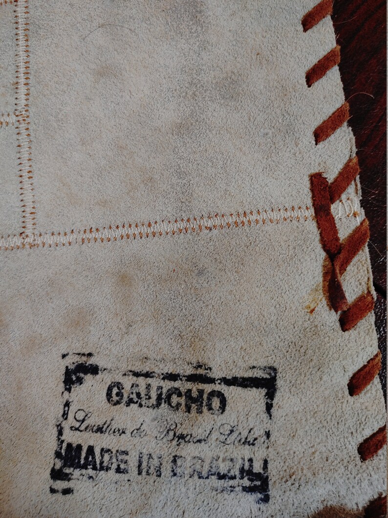 Unusual Brazilian Cowhide chess surface