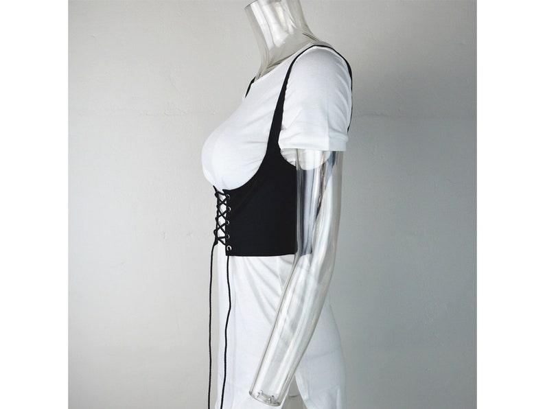 underbust harness corset