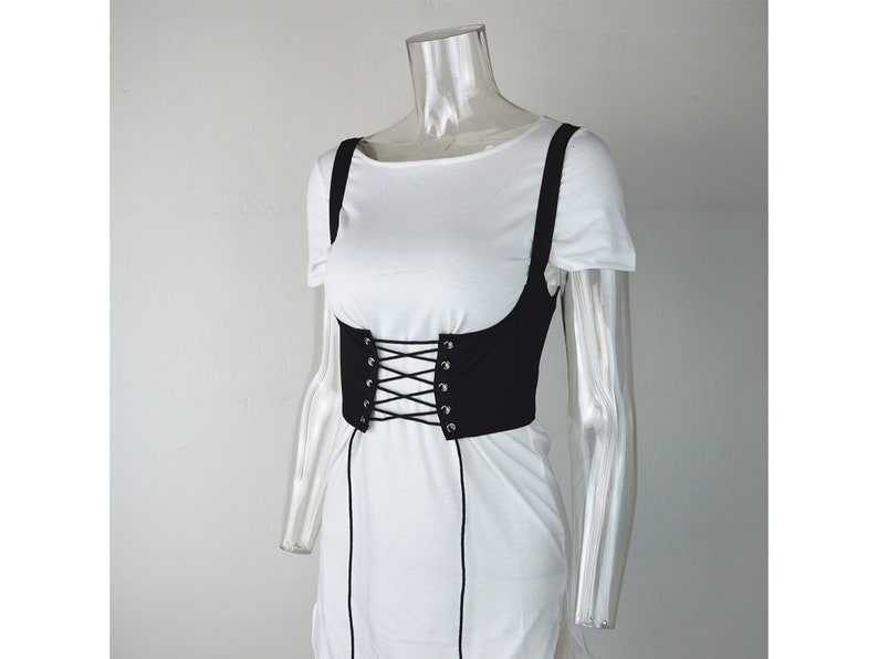 underbust harness corset