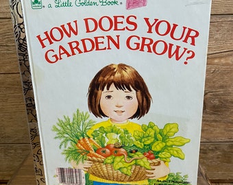 On Sale Little Golden Book How Does Your Garden Grow | Children Book