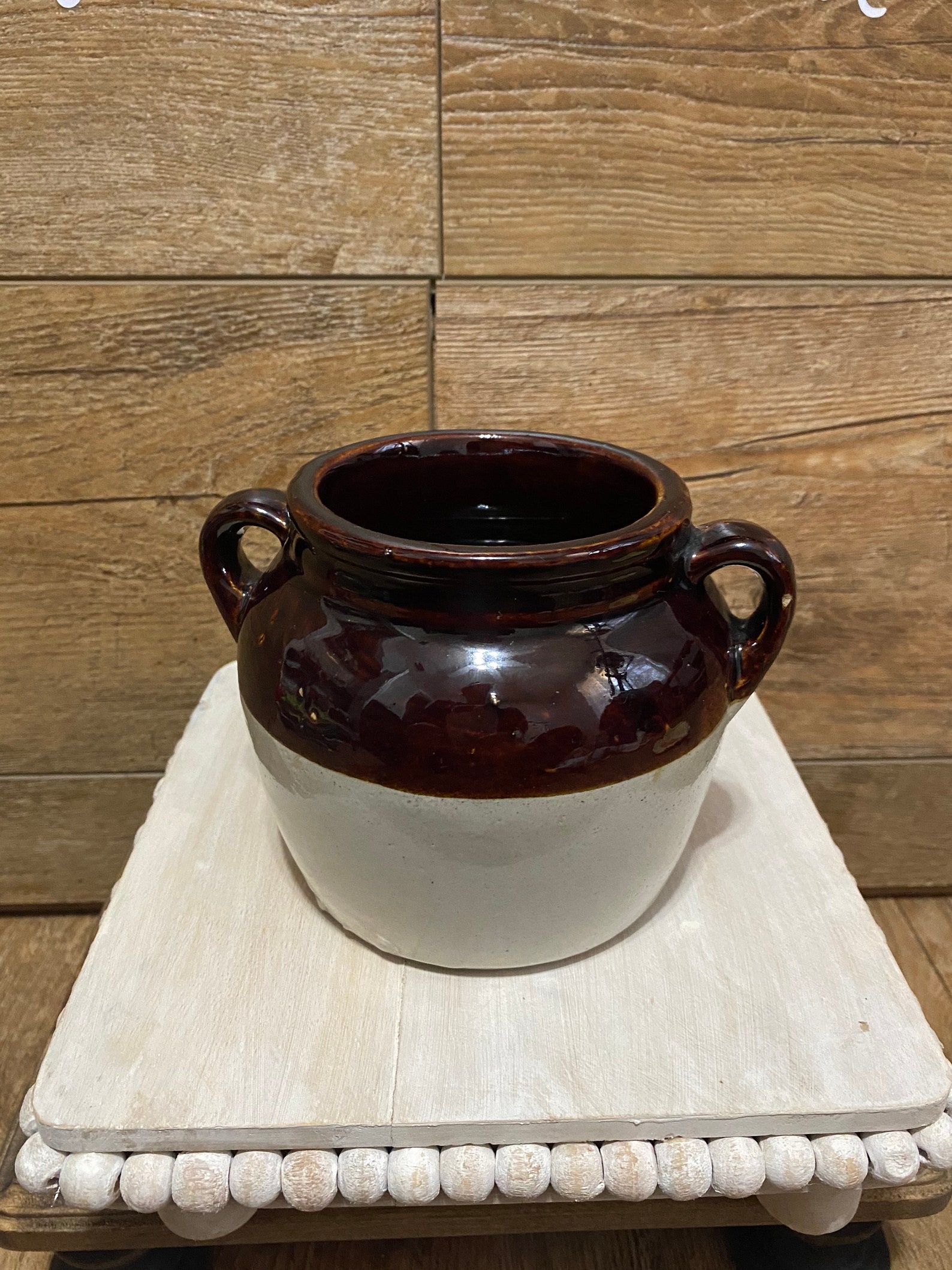 Vintage Ceramic Pot Crock Decorative Crock Crocks Etsy