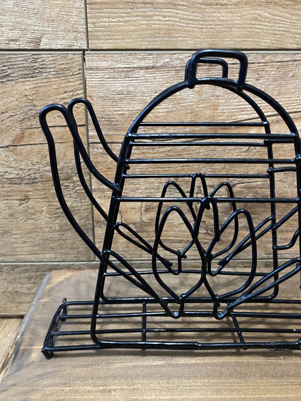 Teapot Shaped Metal Napkin Holder Napkin Storage Kitchen Etsy