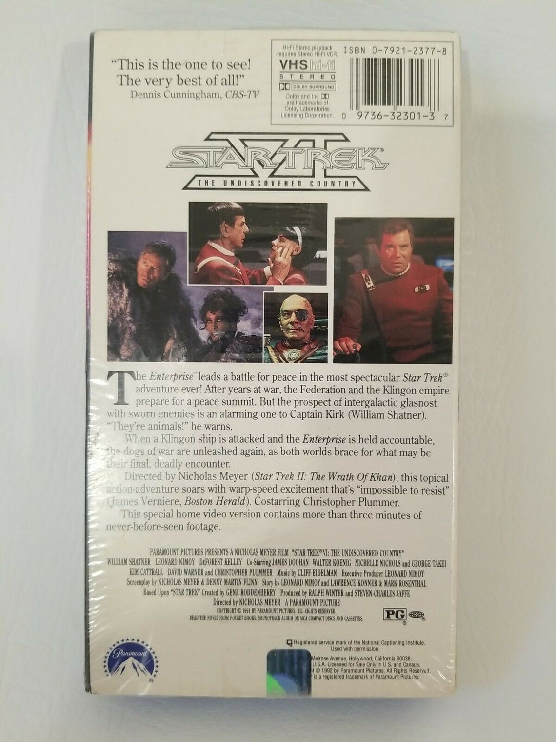 star trek vi vhs