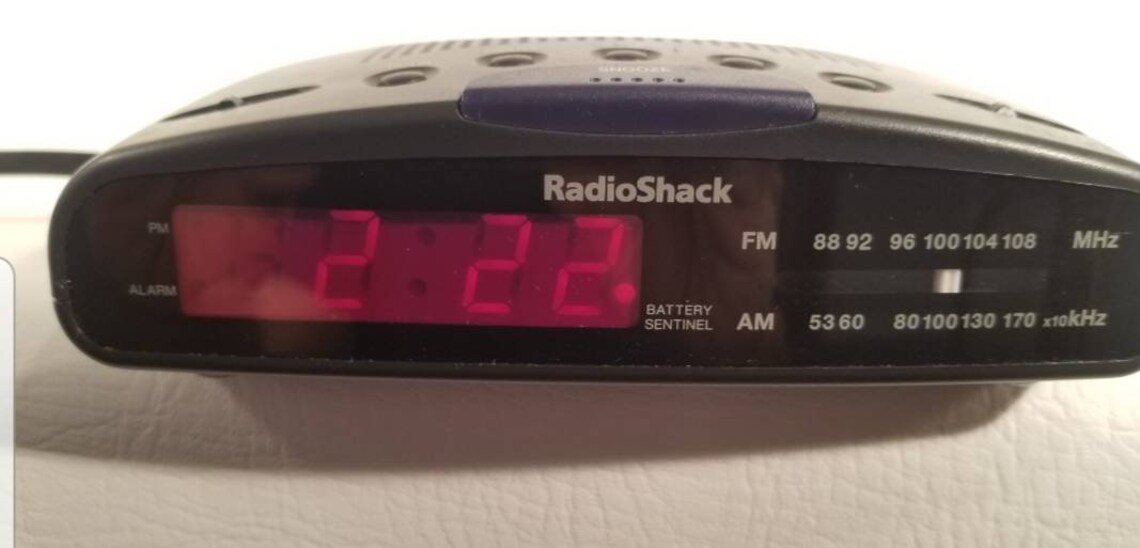 Radio Shack AMFM Radio Digital Alarm Clock 121630/Battery Etsy