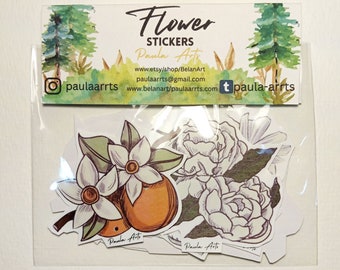 Flower Vinyl Stickers