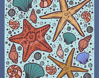 Starfish | Original Borderless Art Print