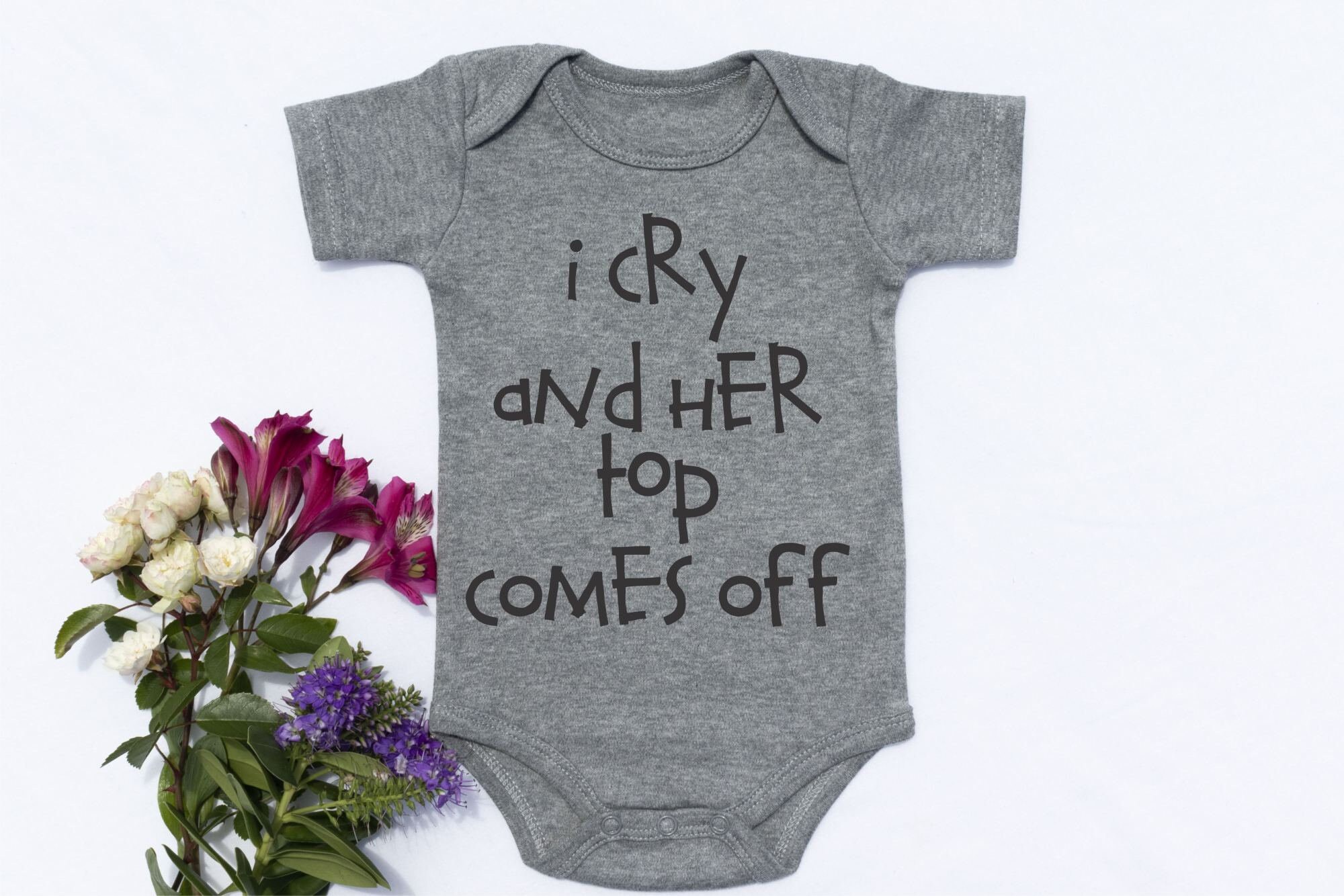 I Love Boobies Gerber Onesie Funny Baby Shirt Bodysuit Shower Humor