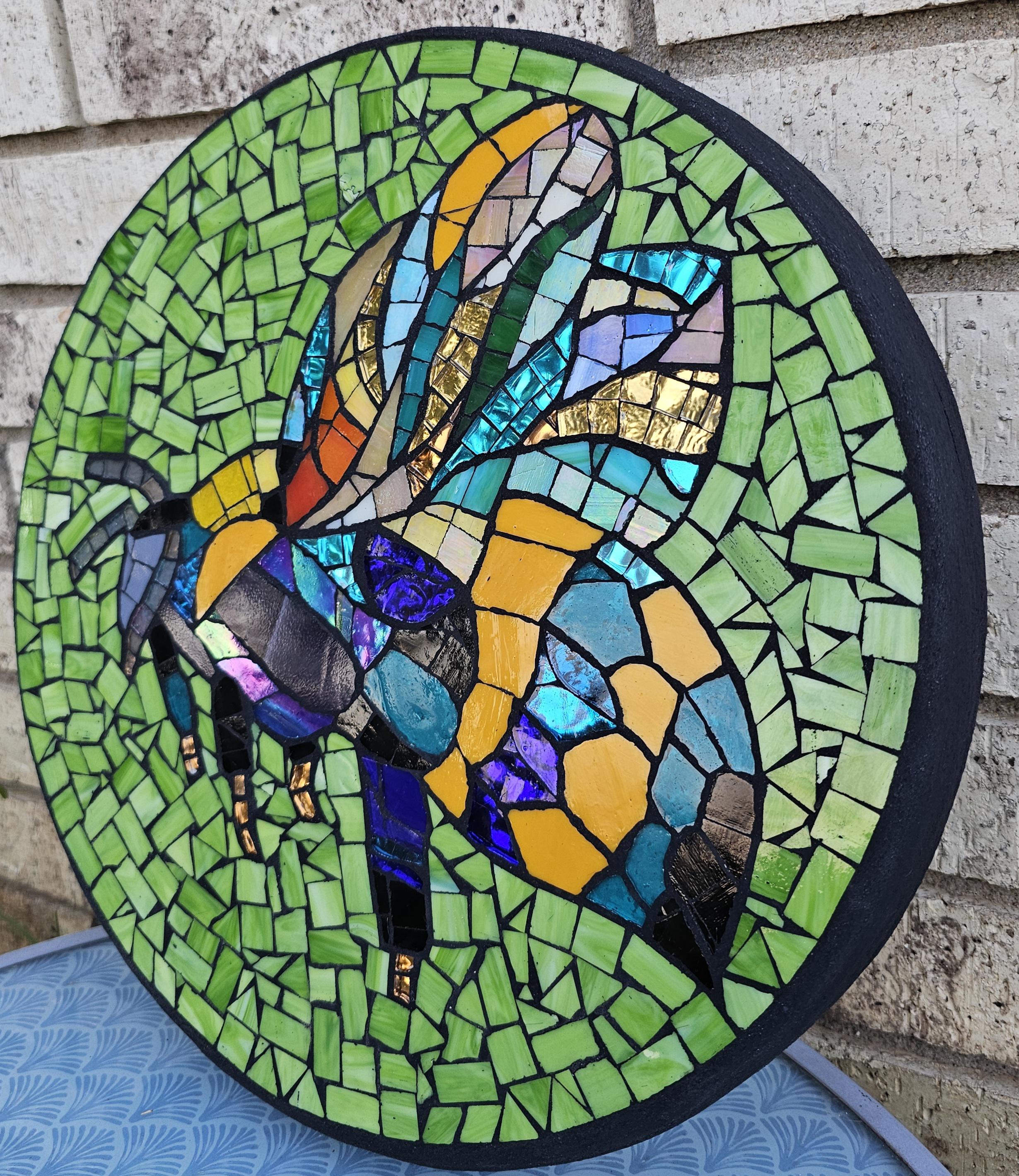 Honey Bee Mosaic Garden Stone - Etsy