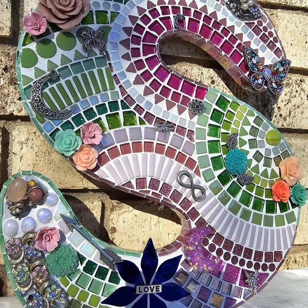 Mosaic Letter - Etsy