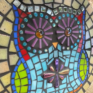 Owl Mosaic Garden Stone