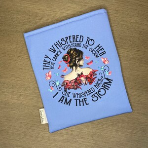 BookSAKs I Am The Storm (Lavender) Sleeve