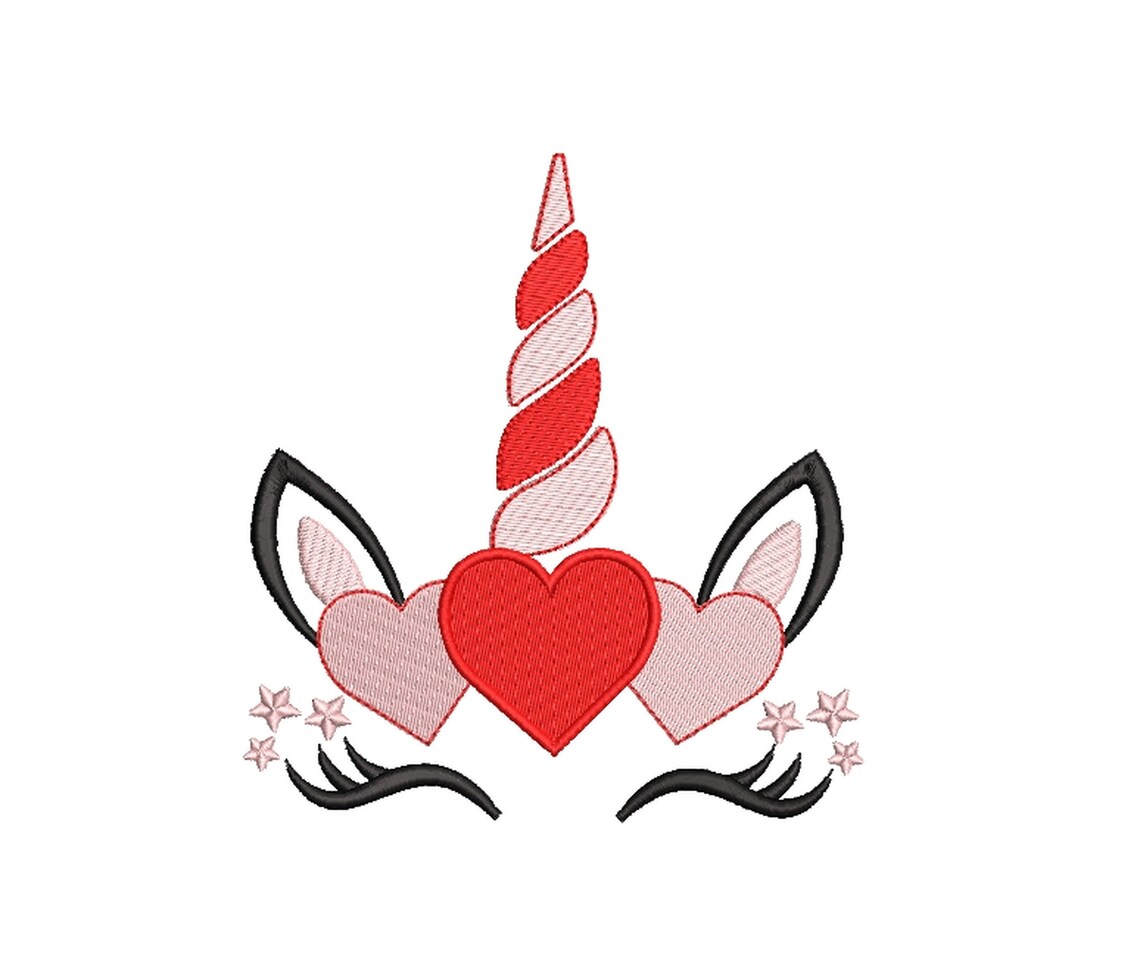 Unicorn embroidery design valentines day embroidery file 4  etsy Unicorn embroidery design valentines day embroidery file 4  etsy