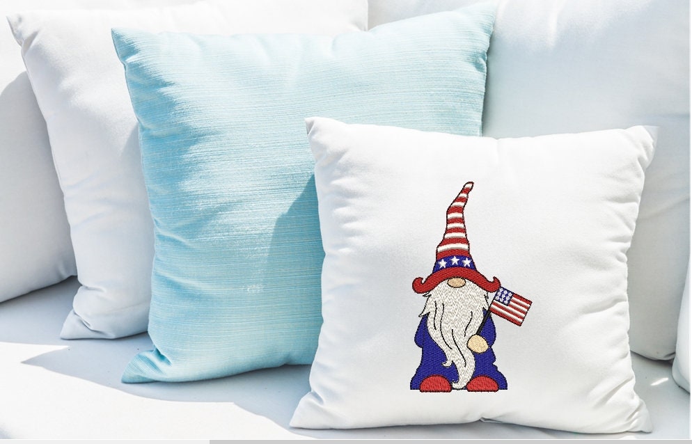 Amercian gnome jessecmault designs 4th of july gnomes  etsy