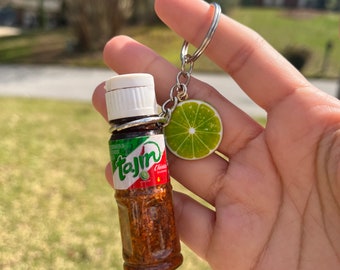 Llavero Tajín / Producto Tajín / Mini llavero Tajín con dije de lima / llavero latino / llavero latina / llavero latin-x / llavero de condimento /