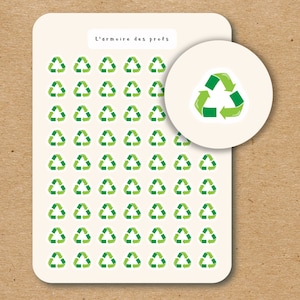 RECYCLE Icon Stickers / Recycle Planner Stickers