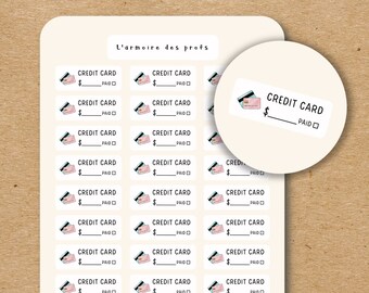 BILL DUE Stickers / Finance Tracker / Budget Planner Stickers / Bill ...