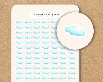 CLOUD Icon Stickers / Weather Planner Stickers / Weather Tracker Stickers