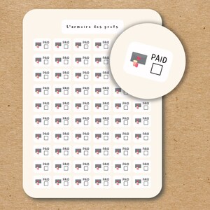 SUSCRIPCIÓN Pegatinas del planificador de presupuestos, Planificador minimalista, Pegatinas de seguimiento de finanzas de gastos, Diario financiero, Pegatinas de facturas vencidas