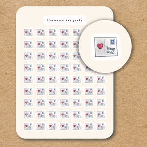POSTAL CARD Planner pegatinas, envío postal de correo de entrega, decoración del planificador, pegatinas de buzón de correo, pegatinas de correo feliz