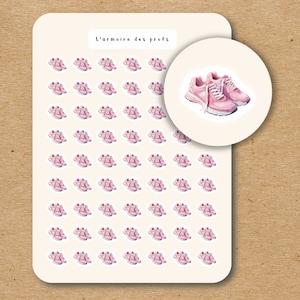 LÖPARSKOR Ikonklistermärken för Planner / Fitness Planner-klistermärken / Träningsspårarklistermärken