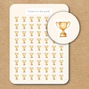 TROPHY Icon Stickers for Planner / Award Stickers / Championship Planner Stickers